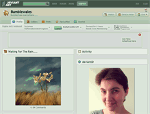 Tablet Screenshot of bumblewales.deviantart.com