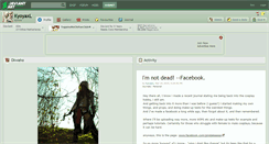 Desktop Screenshot of kyoyaxl.deviantart.com