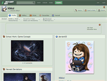 Tablet Screenshot of kikksi.deviantart.com