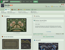 Tablet Screenshot of muruku.deviantart.com