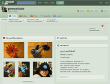 Tablet Screenshot of greencelluloid.deviantart.com