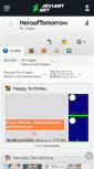 Mobile Screenshot of herooftomorrow.deviantart.com