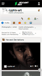 Mobile Screenshot of cyphix-art.deviantart.com