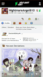 Mobile Screenshot of nightmareangel810.deviantart.com
