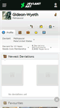 Mobile Screenshot of gideon-wyeth.deviantart.com