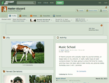 Tablet Screenshot of master-alucard.deviantart.com