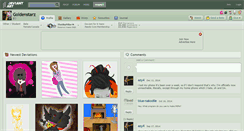 Desktop Screenshot of goldenstarz.deviantart.com
