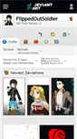 Mobile Screenshot of flippedoutsoldier.deviantart.com