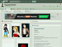 Tablet Screenshot of flippedoutsoldier.deviantart.com