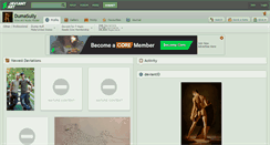 Desktop Screenshot of dumasully.deviantart.com