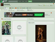 Tablet Screenshot of dumasully.deviantart.com