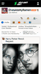 Mobile Screenshot of elvesatemyramen.deviantart.com