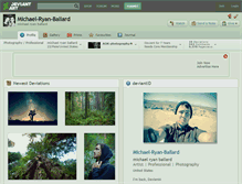 Tablet Screenshot of michael-ryan-ballard.deviantart.com