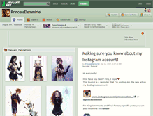 Tablet Screenshot of princesselemmiriel.deviantart.com
