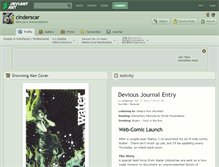 Tablet Screenshot of cinderscar.deviantart.com