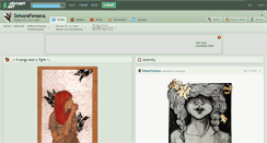 Desktop Screenshot of deborafonseca.deviantart.com