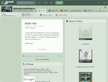 Tablet Screenshot of duncanxcourtney.deviantart.com
