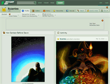 Tablet Screenshot of byzantea.deviantart.com