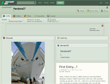 Tablet Screenshot of pandora07.deviantart.com