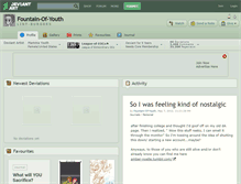 Tablet Screenshot of fountain-of-youth.deviantart.com