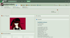 Desktop Screenshot of darkballerinaqueen.deviantart.com