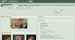 Desktop Screenshot of pedersen766.deviantart.com