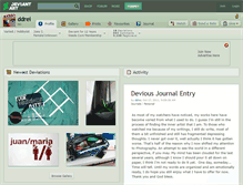 Tablet Screenshot of ddrei.deviantart.com