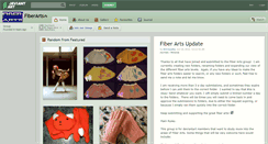 Desktop Screenshot of fiberarts.deviantart.com