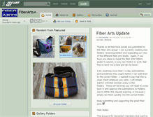 Tablet Screenshot of fiberarts.deviantart.com