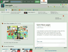 Tablet Screenshot of cataclyptic.deviantart.com