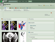 Tablet Screenshot of bent-arrow.deviantart.com