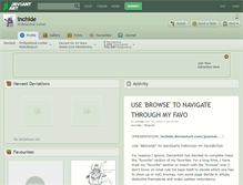 Tablet Screenshot of inchide.deviantart.com