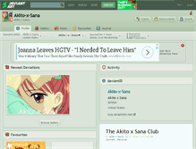 Tablet Screenshot of akito-x-sana.deviantart.com