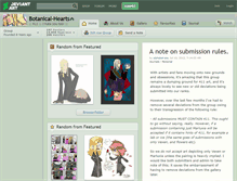 Tablet Screenshot of botanical-hearts.deviantart.com