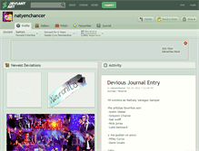 Tablet Screenshot of natyenchancer.deviantart.com