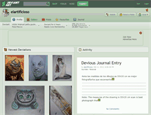 Tablet Screenshot of elartificioso.deviantart.com