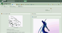 Desktop Screenshot of lesdragonnes34.deviantart.com