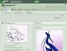 Tablet Screenshot of lesdragonnes34.deviantart.com