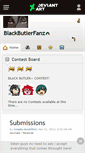 Mobile Screenshot of blackbutlerfanz.deviantart.com