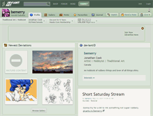 Tablet Screenshot of bemerry.deviantart.com