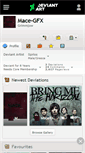 Mobile Screenshot of mace-gfx.deviantart.com