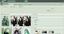 Desktop Screenshot of kurounoe.deviantart.com