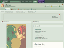 Tablet Screenshot of milkcrisis.deviantart.com
