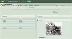 Desktop Screenshot of indiexoxkittie.deviantart.com