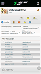 Mobile Screenshot of indiexoxkittie.deviantart.com