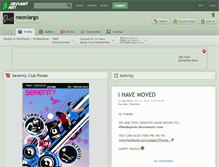 Tablet Screenshot of neonlargo.deviantart.com