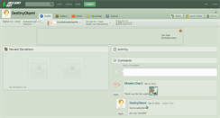 Desktop Screenshot of destinyokami.deviantart.com