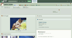 Desktop Screenshot of dolphin-fantasy.deviantart.com