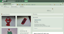 Desktop Screenshot of lightspeeddash.deviantart.com