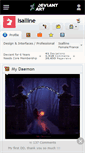 Mobile Screenshot of isalline.deviantart.com